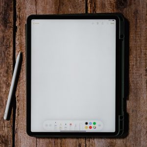 illustration tablette tactile pour le dessin